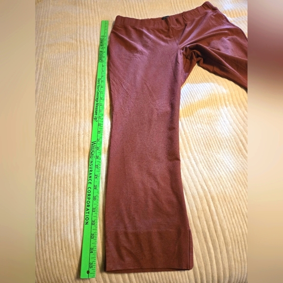 EILEEN FISHER COPPERY MAUVE PULL-ON DRESS PANTS. SIZE LARGE. - Picture 4 of 7